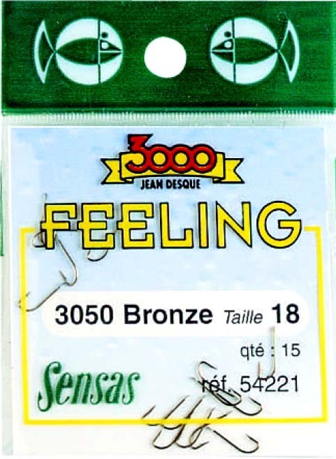ANZUELO SENSAS FEELING 3050 BRONCE