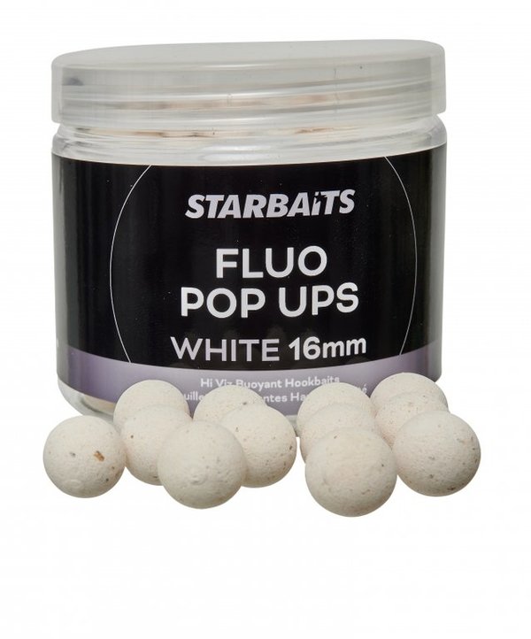 FLUO POP UPS WHITE 16 mm. 70 g. STARBAITS
